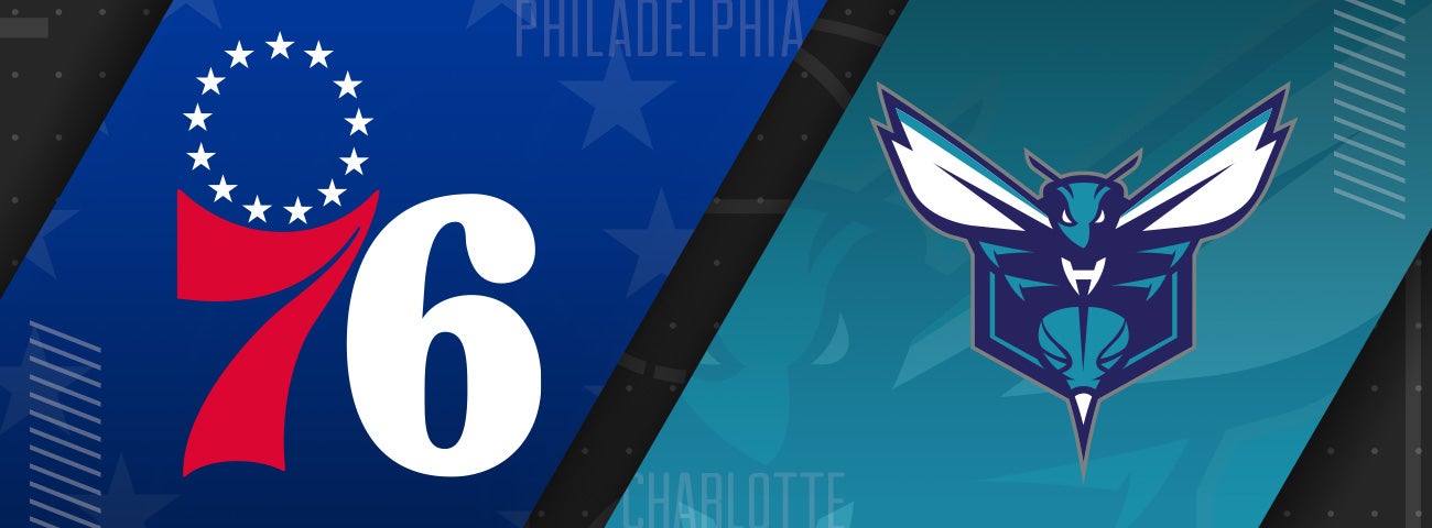 76ers vs Charlotte Hornets