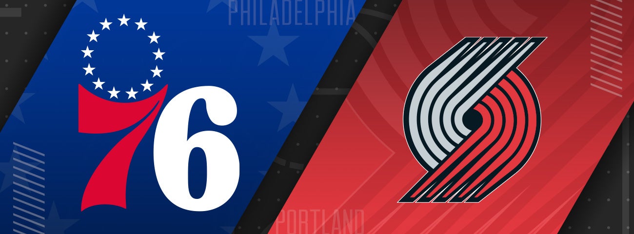 76ers vs Portland Trailblazers