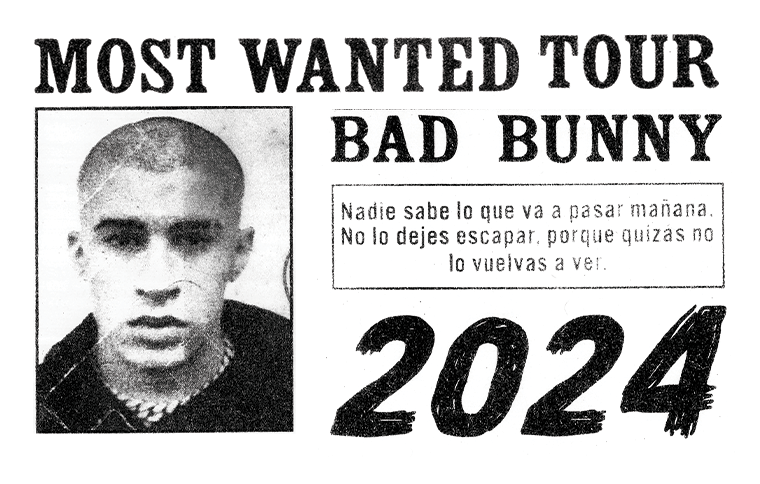 More Info for Bad Bunny Makes His Return To The Stages In 2024 With North America “Most Wanted Tour”