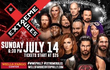 More Info for WWE Extreme Rules Coming to Philadelphia’s Wells Fargo Center for the First Time Ever on July 14