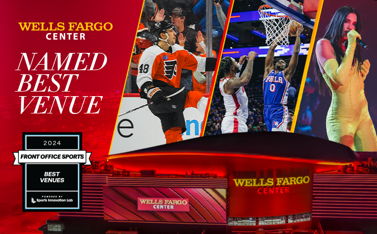 Wells Fargo Center Recognized as One of “Best Venues 2024” by Front Office Sports