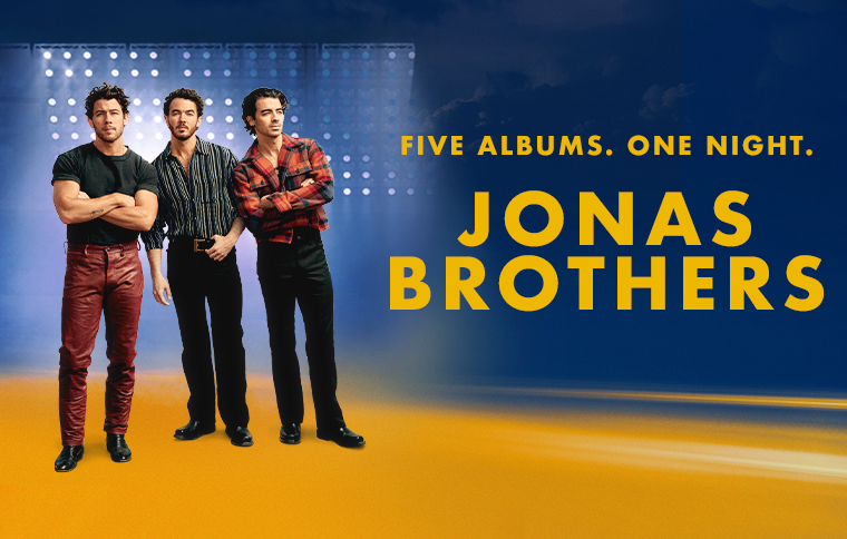 More Info for Jonas Brothers Announce Five Albums. One Night. The Tour. Hitting Stadiums And Arenas Across North America