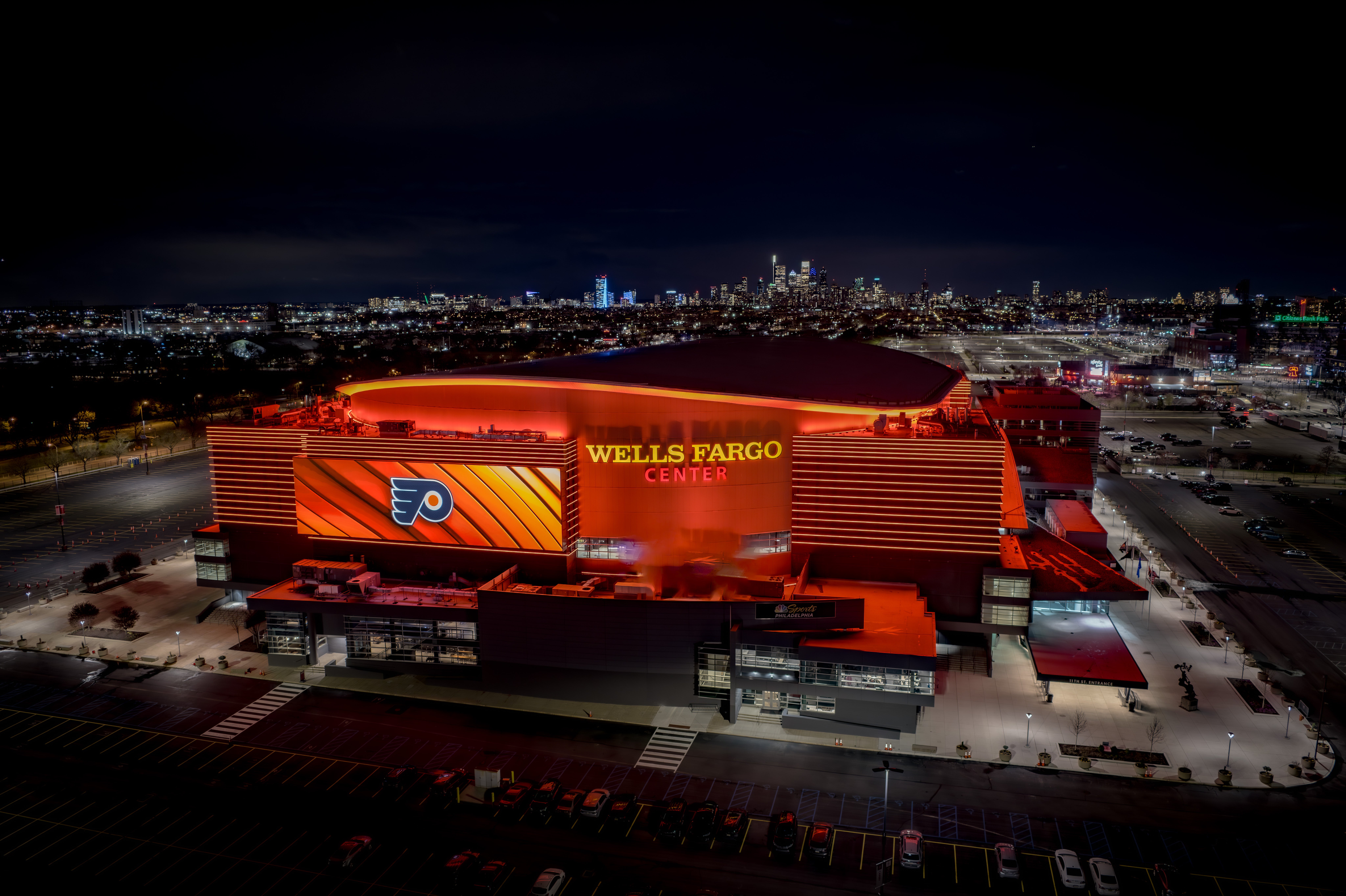 More Info for The New Wells Fargo Center Lights Up New Exterior Upgrades