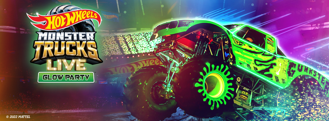 Hot Wheels Monster Trucks Live Glow Party