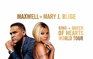 More Info for Maxwell and Mary J. Blige Bring 'The King and Queen of Hearts World Tour' to Wells Fargo Center on November 9