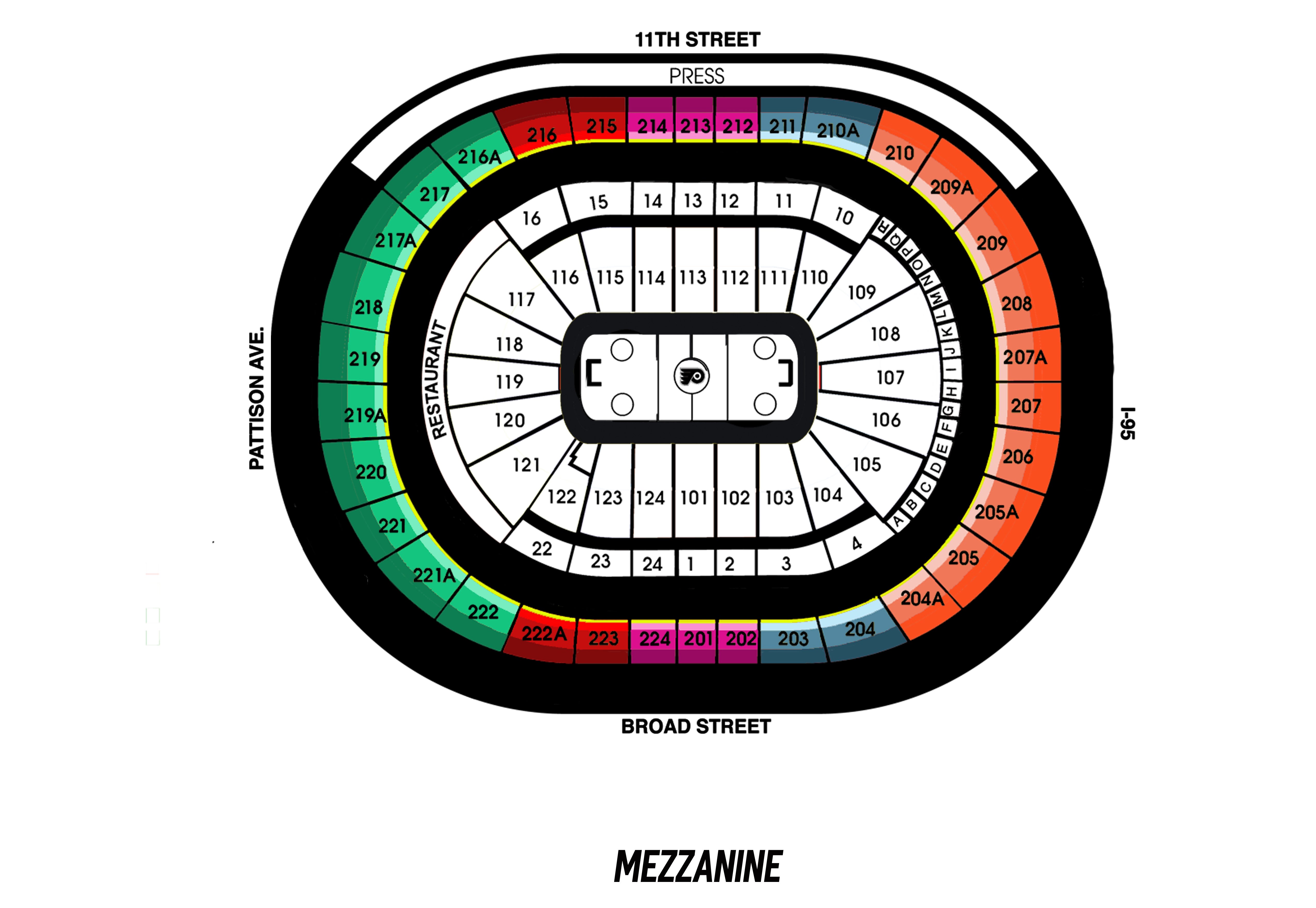 Wells Fargo Philadelphia Seating Chart For Concerts