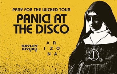 More Info for PANIC! AT THE DISCO Pray For The Wicked Arena Tour Friday, July 27 At Wells Fargo Center