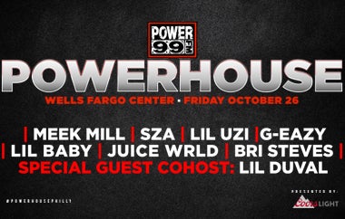 More Info for Meek Mill, SZA, Lil Uzi Vert, G-Eazy And More To Headline POWER99 FM’S POWERHOUSE 2018 At Wells Fargo Center On October 26