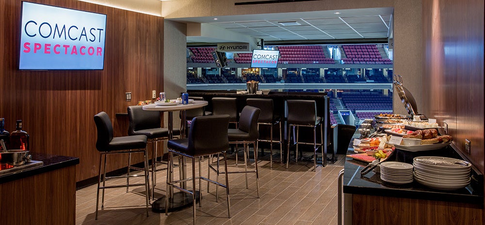 Wells Fargo Center Cadillac Club Seating Chart