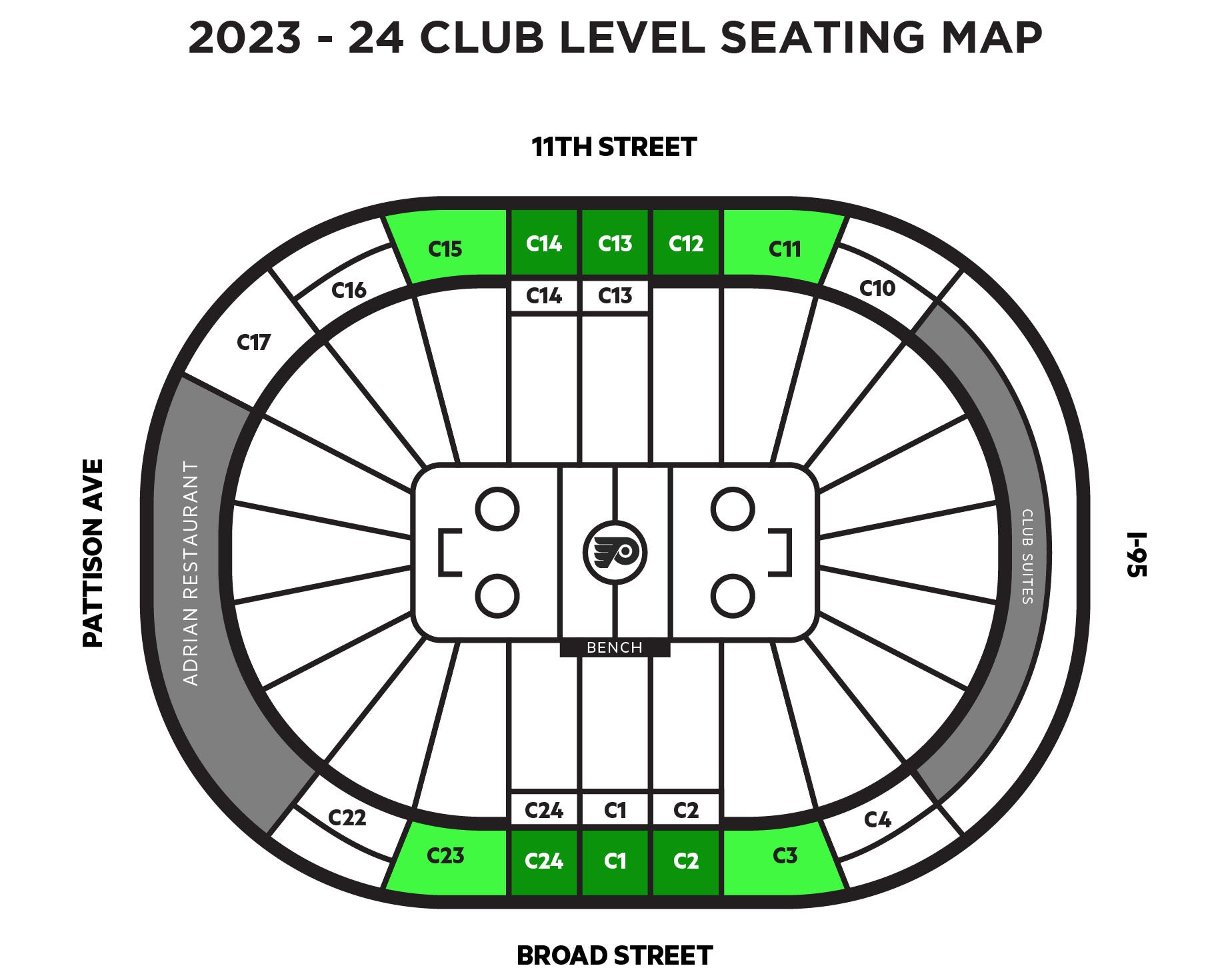 Premium Seating Seating Charts Wells Fargo Center