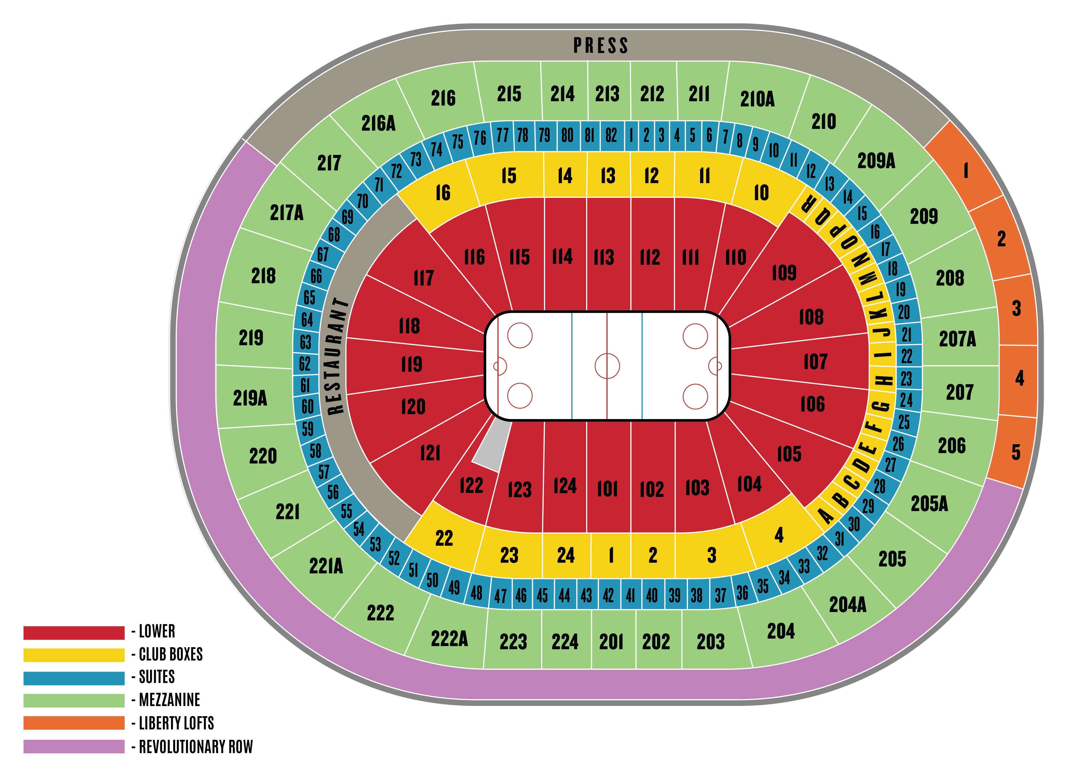 Wachovia Center Interactive Seating Chart