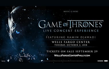 More Info for Critically Acclaimed GAME OF THRONES LIVE CONCERT EXPERIENCE Featuring Ramin Djawadi Brings the World of Westeros to Wells Fargo Center on October 2, 2018