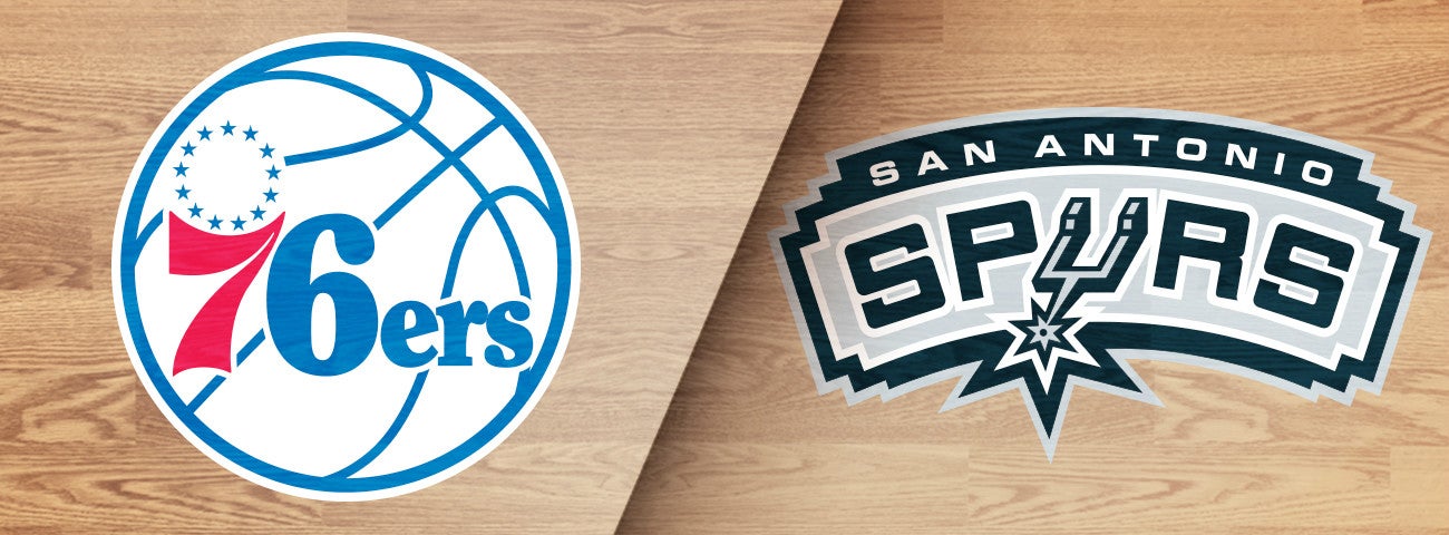 Philadelphia 76ers vs. Spurs